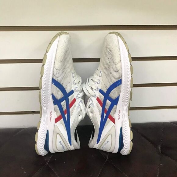 ASICS Mens Gel-Nimbus 22 Flyte Foam Tokyo Shoes Size 7.5 White Blue Red - Picture 5 of 8